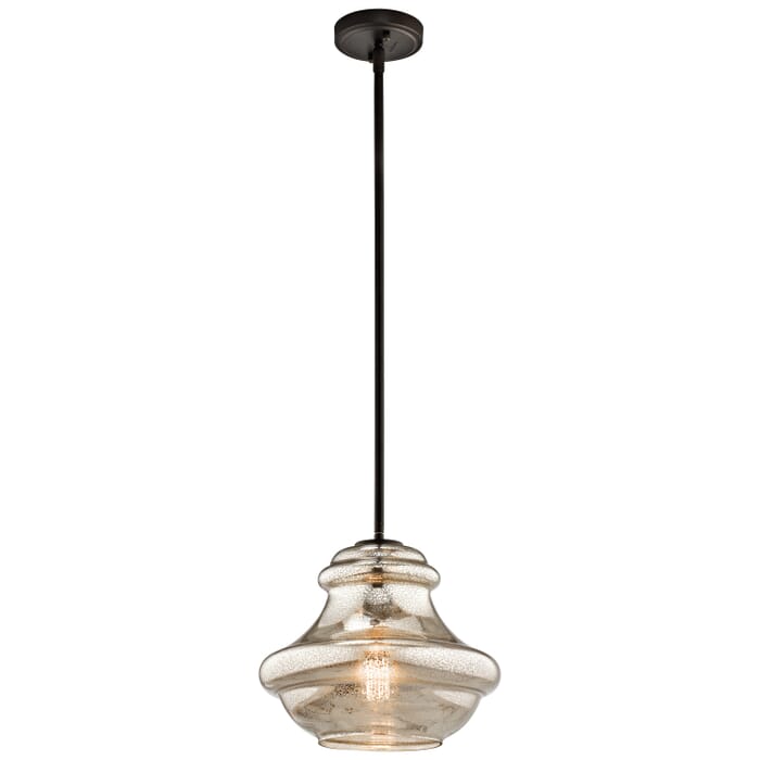 Everly 1-Light Pendant in Olde Bronze Everly 1-Light Pendant in Olde Bronze