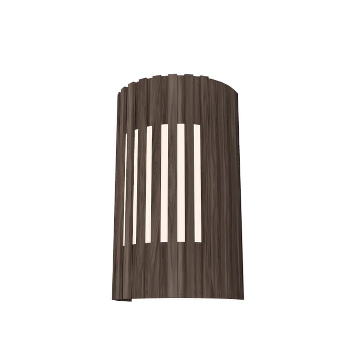 Slatted LED Wall Lamp in American Walnut Slatted LED Wall Lamp in American Walnut