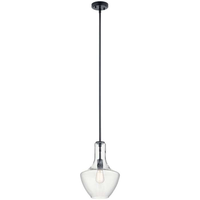 Everly 1-Light Pendant in Black Everly 1-Light Pendant in Black