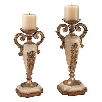 Ambience Traditional Candle Holders (Set of 2)