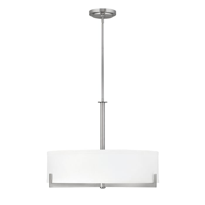 Hinkley Hayes 4-Light Chandelier in Brushed Nickel Hinkley Hayes 4-Light Chandelier in Brushed Nickel
