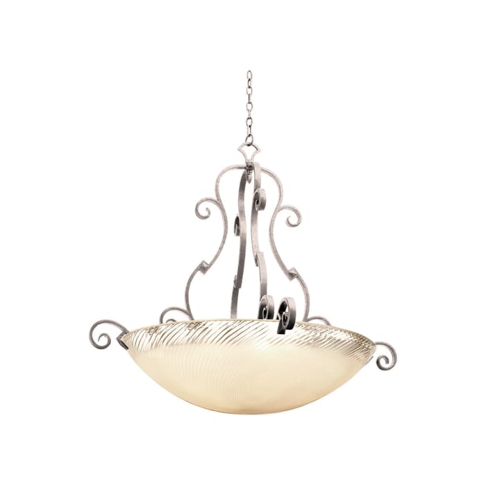 Kalco Ibiza 6-Light Pendant Light in Pearl Silver Kalco Ibiza 6-Light Pendant Light in Pearl Silver