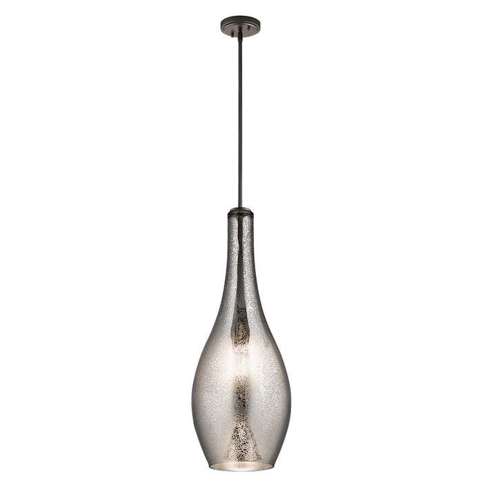 Kichler Lighting Everly Pendant in Olde Bronze w/Mercury Kichler Lighting Everly Pendant in Olde Bronze w/Mercury