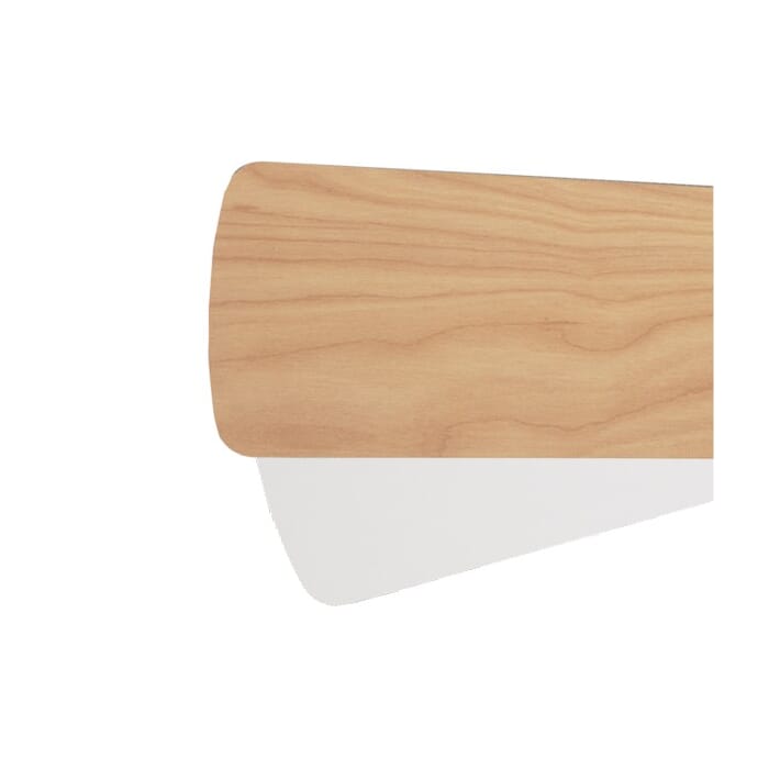 Quorum42" Reversible Ceiling Fan Blade in Maple or Studio White Quorum42" Reversible Ceiling Fan Blade in Maple or Studio White