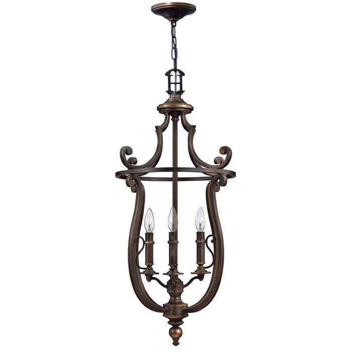 Hinkley Plymouth 4-Light Single Tier Foyer Light in Olde Bronze Hinkley Plymouth 4-Light Single Tier Foyer Light in Olde Bronze