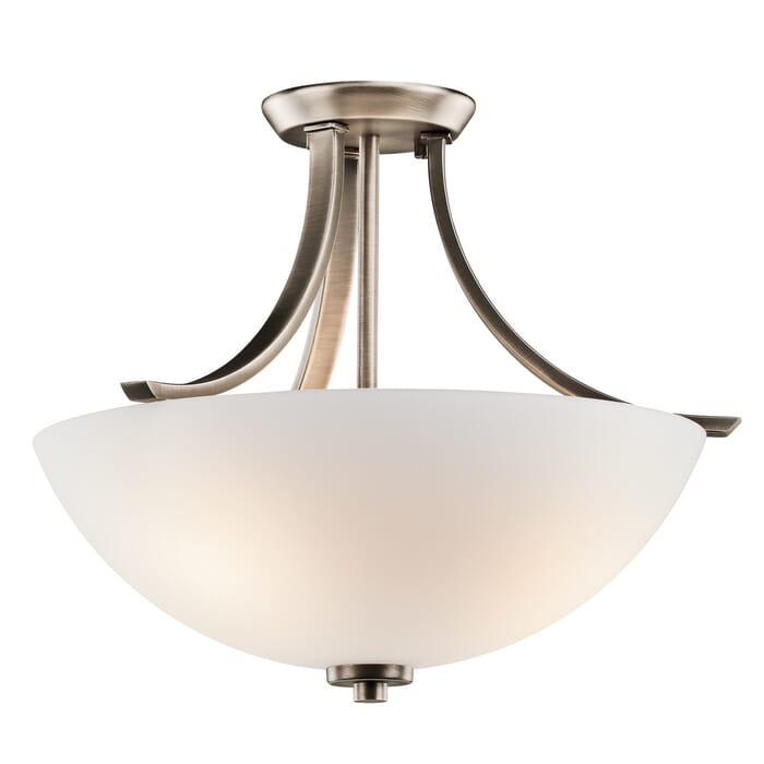 Kichler Lighting Granby 3-Light Semi-Flush in Brushed Pewter Kichler Lighting Granby 3-Light Semi-Flush in Brushed Pewter
