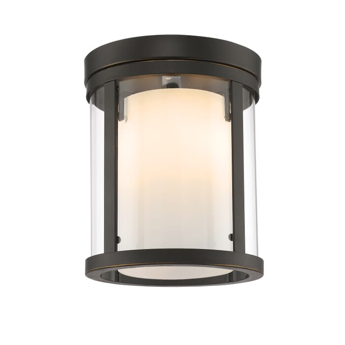 Z-Lite Willow 3-Light Flush Mount Ceiling Light In Olde Bronze Z-Lite Willow 3-Light Flush Mount Ceiling Light In Olde Bronze