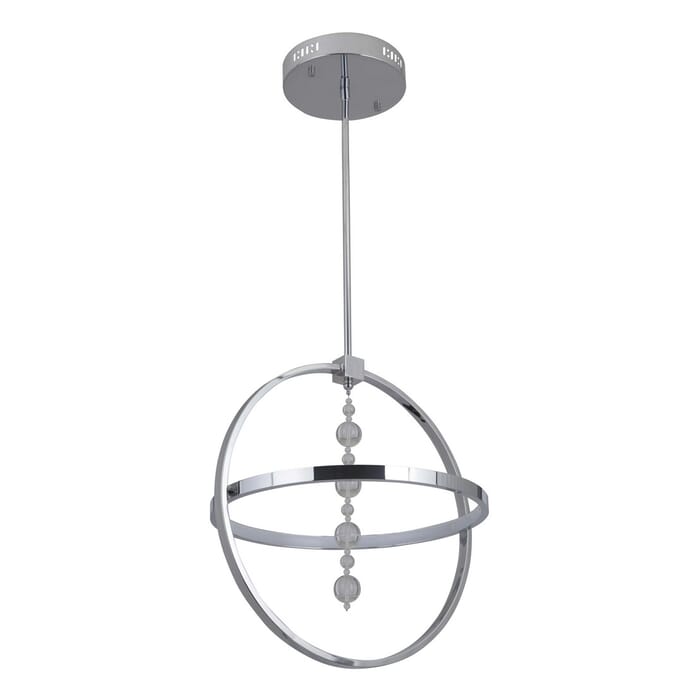 Craftmade Anillo 2-Light 17" Pendant Light in Chrome Craftmade Anillo 2-Light 17" Pendant Light in Chrome
