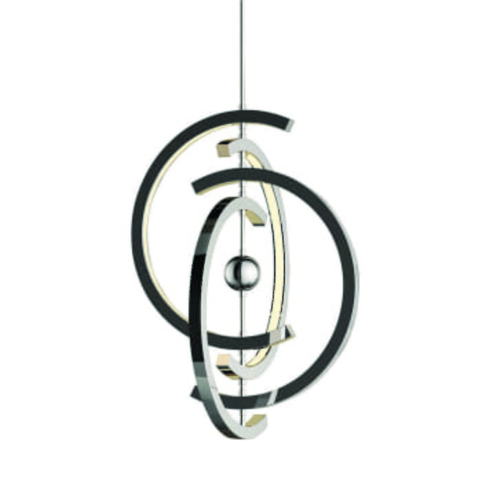 Craftmade Anillo 4-Light 21" Pendant Light in Chrome Craftmade Anillo 4-Light 21" Pendant Light in Chrome