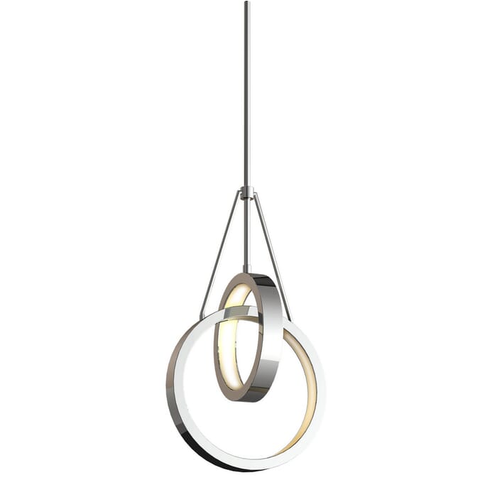 Craftmade Anillo 2-Light 9" Pendant Light in Chrome Craftmade Anillo 2-Light 9" Pendant Light in Chrome