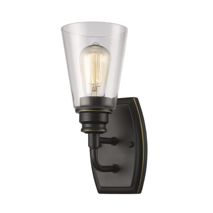 Z-Lite Annora 1-Light Wall Sconce In Olde Bronze Z-Lite Annora 1-Light Wall Sconce In Olde Bronze