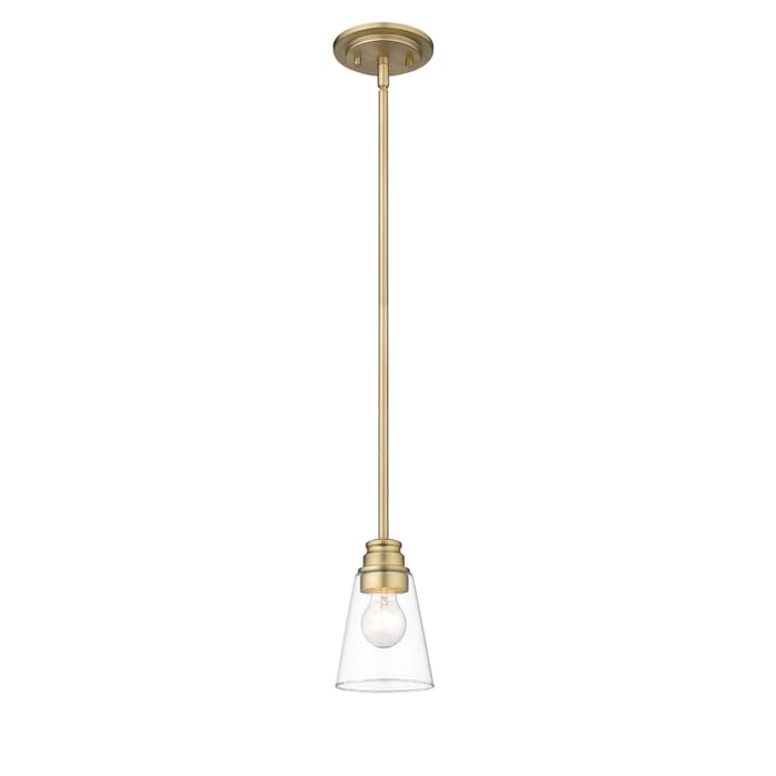 Z-Lite Annora 1-Light Mini Pendant Light In Olde Brass Z-Lite Annora 1-Light Mini Pendant Light In Olde Brass