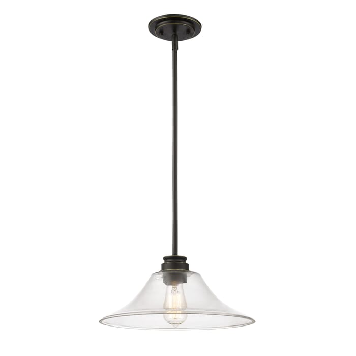 Z-Lite Annora 1-Light Mini Pendant Light In Olde Bronze Z-Lite Annora 1-Light Mini Pendant Light In Olde Bronze