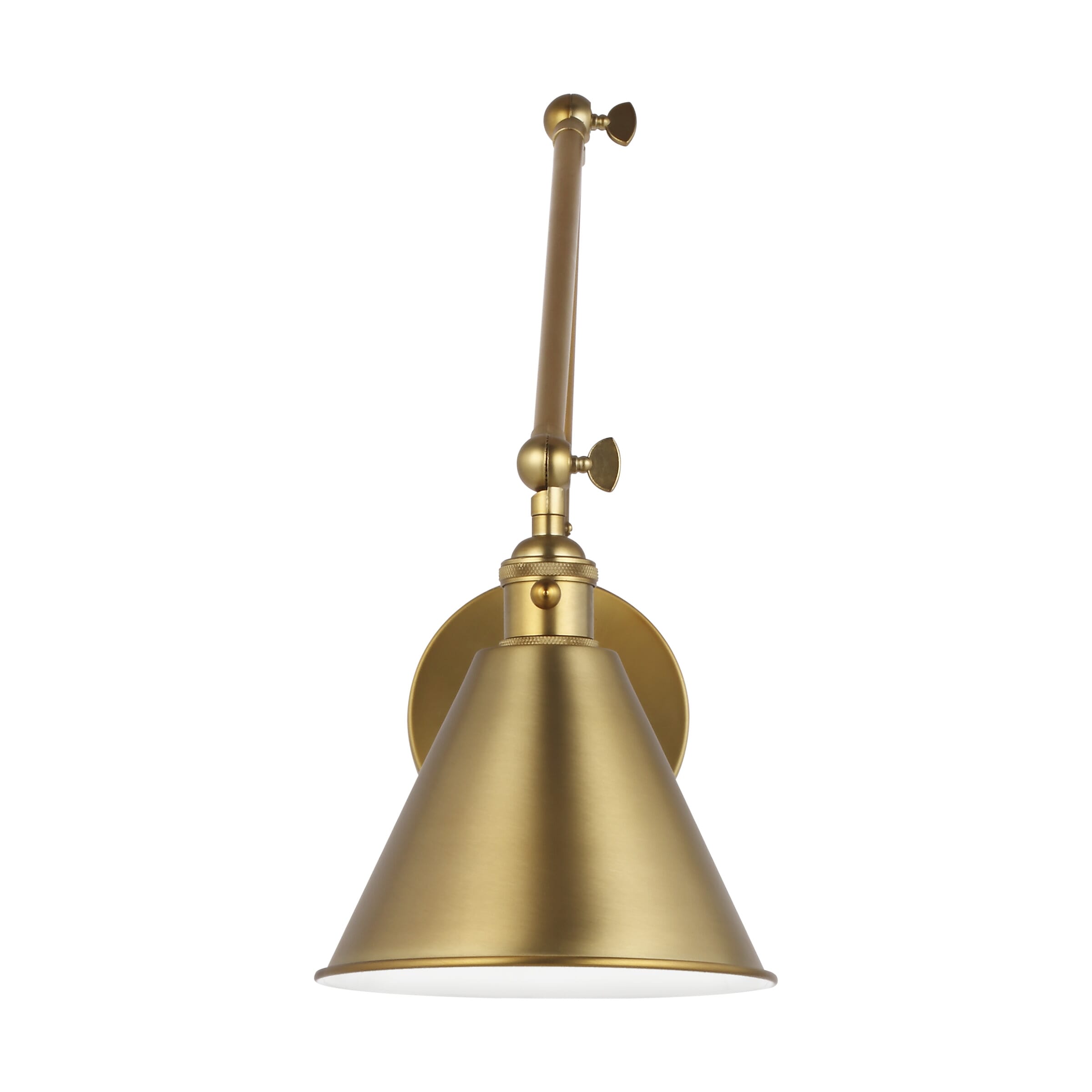 Sea Gull Salem Bathroom Vanity Light in Satin Brass