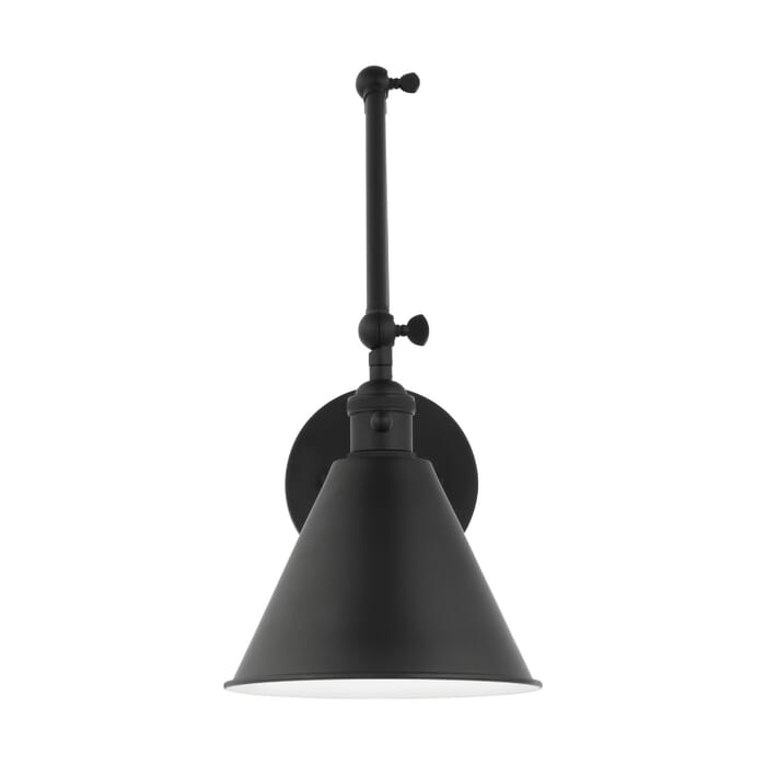Salem 1-Light Wall Sconce in Midnight Black Salem 1-Light Wall Sconce in Midnight Black