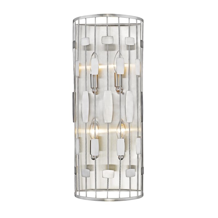 Z-Lite Almet 4-Light Wall Sconce In Brushed Nickel Z-Lite Almet 4-Light Wall Sconce In Brushed Nickel