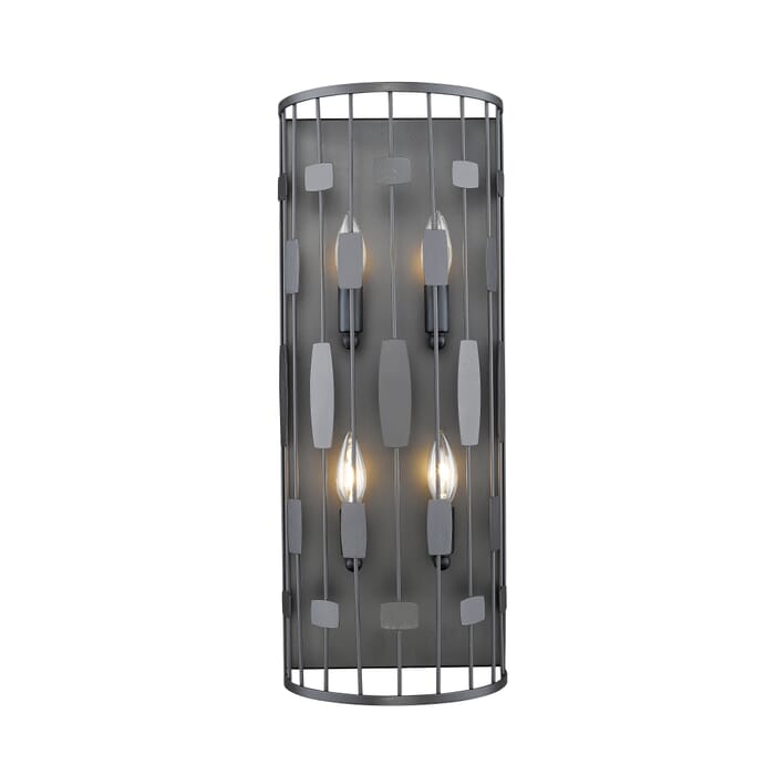 Z-Lite Almet 4-Light Wall Sconce In Bronze Z-Lite Almet 4-Light Wall Sconce In Bronze