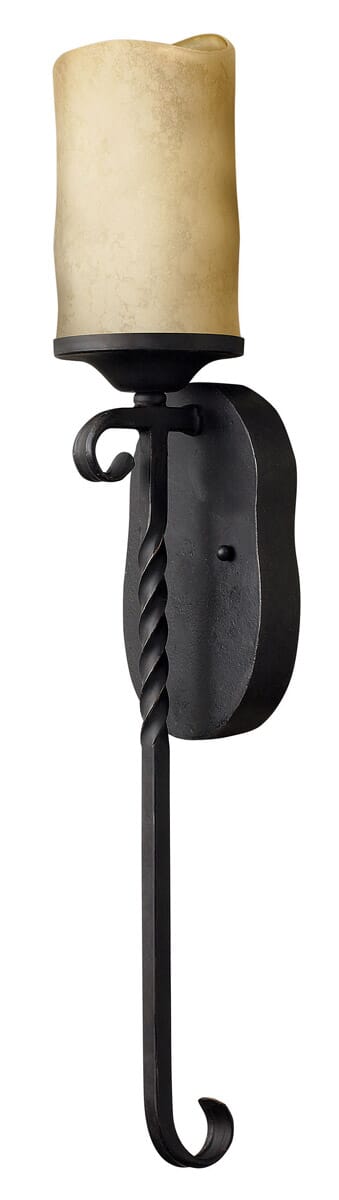 Casa 1-Light Wall Sconce In Olde Black