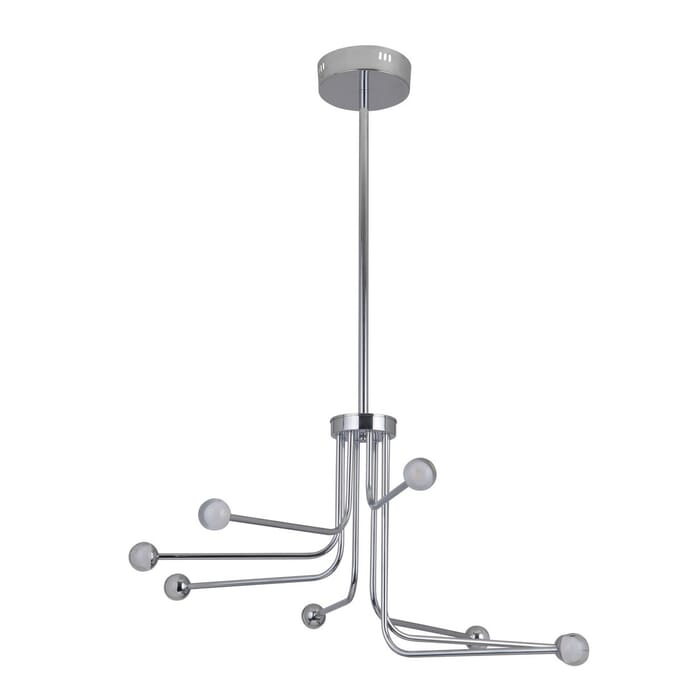 Craftmade Solis 8-Light Modern Chandelier in Chrome Craftmade Solis 8-Light Modern Chandelier in Chrome