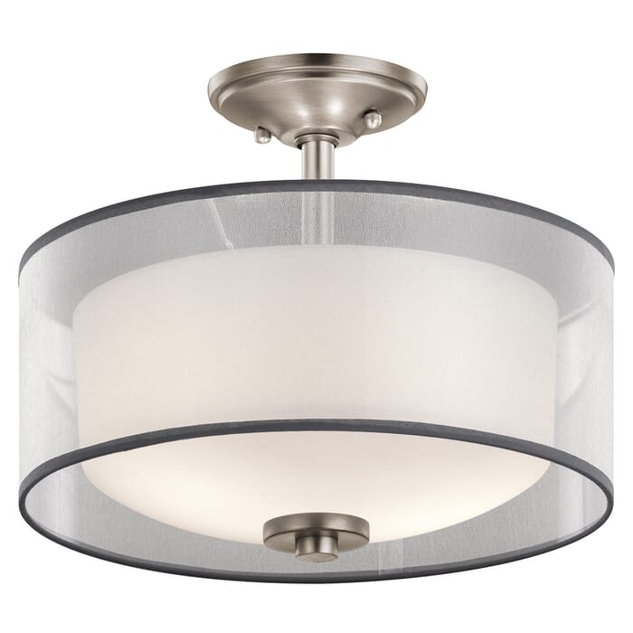 Kichler Lighting Tallie 2-Light Ceiling Light in Antique Pewter Kichler Lighting Tallie 2-Light Ceiling Light in Antique Pewter