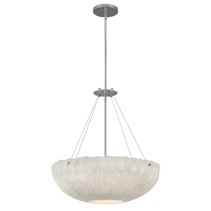 Hinkley Coral by Lisa McDennon 4-Light Chandelier in Shell White Hinkley Coral by Lisa McDennon 4-Light Chandelier in Shell White