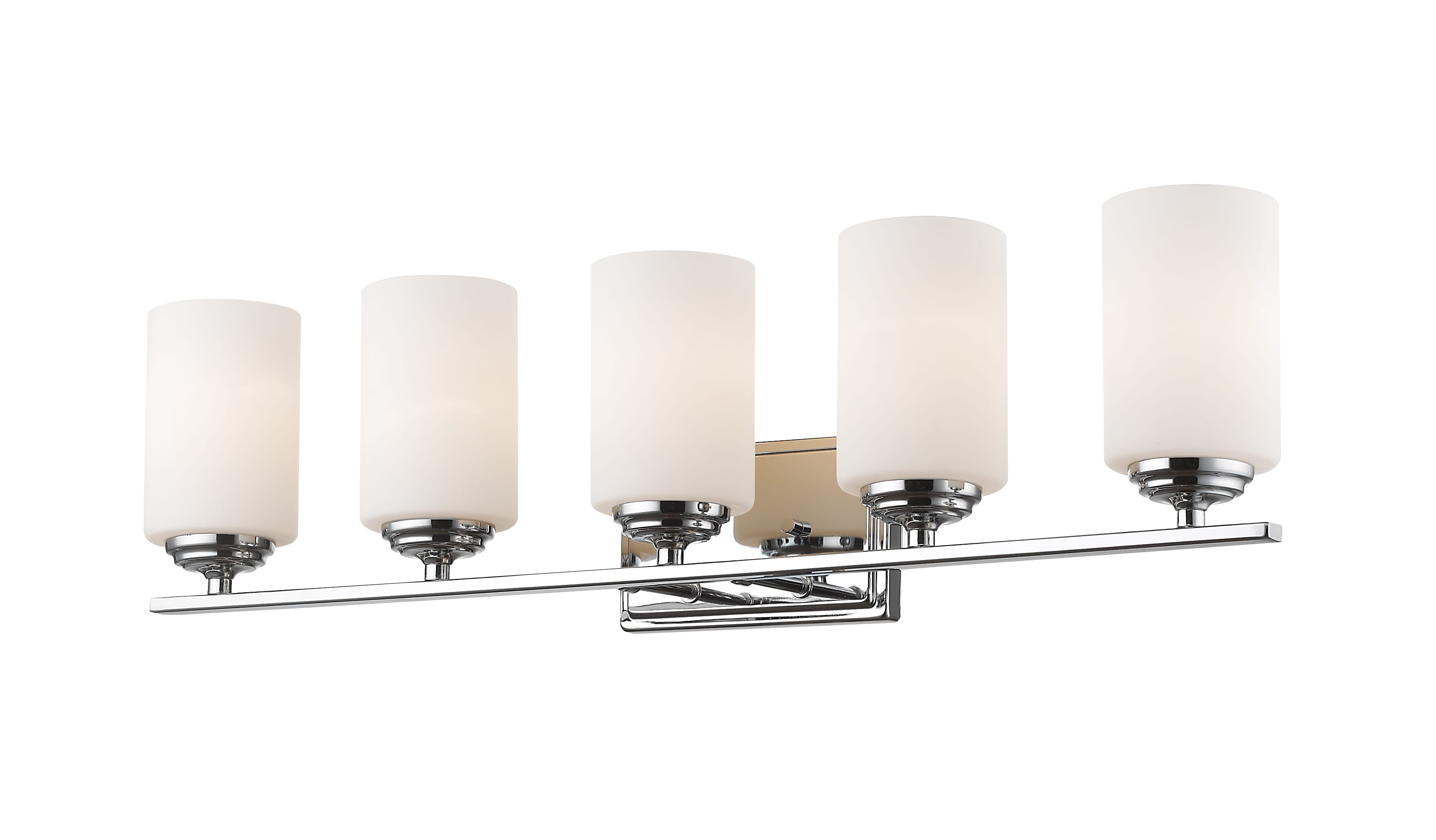 Z-Lite Bordeaux 5-Light Bathroom Vanity Light In Chrome