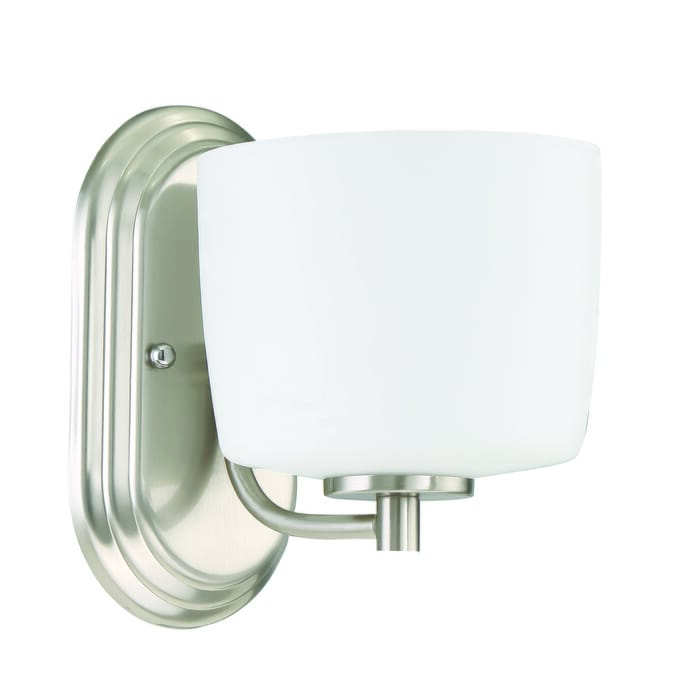 Craftmade Clarendon 8" Wall Sconce in Brushed Polished Nickel Craftmade Clarendon 8" Wall Sconce in Brushed Polished Nickel