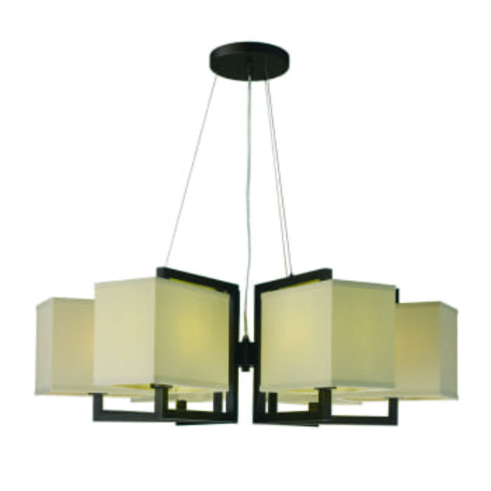 Maxim Lighting Baldwin 35.5" 6-Light Pendant in Dark Bronze Maxim Lighting Baldwin 35.5" 6-Light Pendant in Dark Bronze