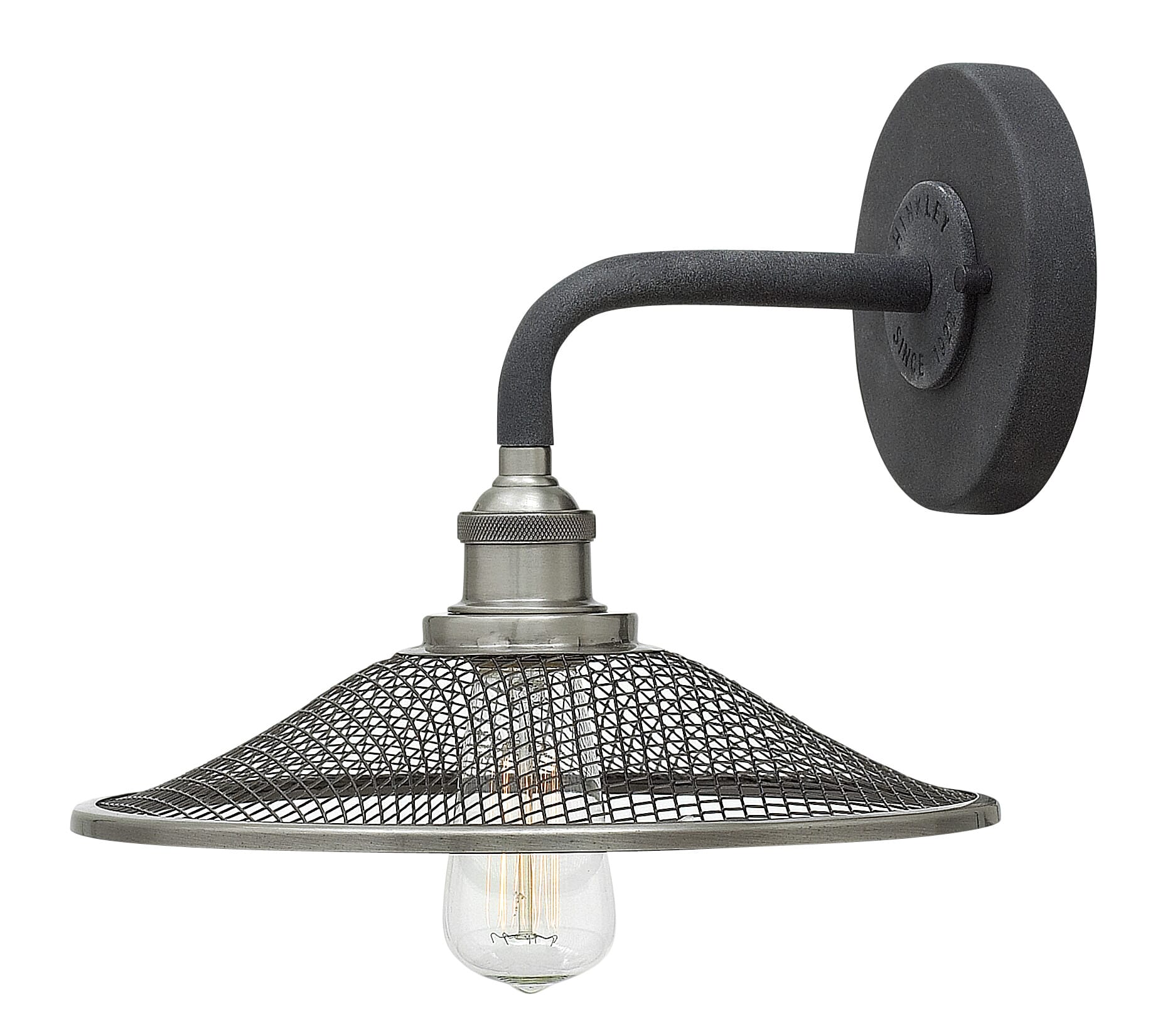 Aged Zinc LED Wall Sconce from the Rigby Collection