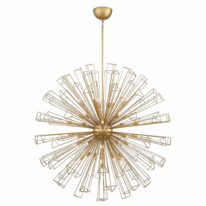 Dendelio 35-Light Chandelier in Gold Dendelio 35-Light Chandelier in Gold