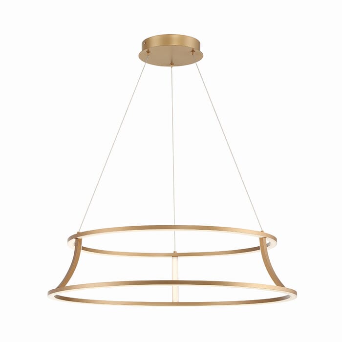 Cadoux 1-Light LED Chandelier in Gold Cadoux 1-Light LED Chandelier in Gold