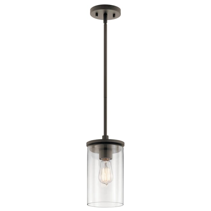 Kichler Lighting Crosby Mini Pendant in Olde Bronze Kichler Lighting Crosby Mini Pendant in Olde Bronze