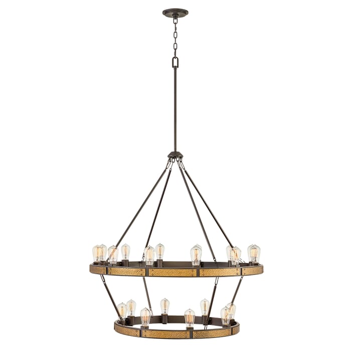 Hinkley Everett 20-Light Chandelier in Bronze Hinkley Everett 20-Light Chandelier in Bronze