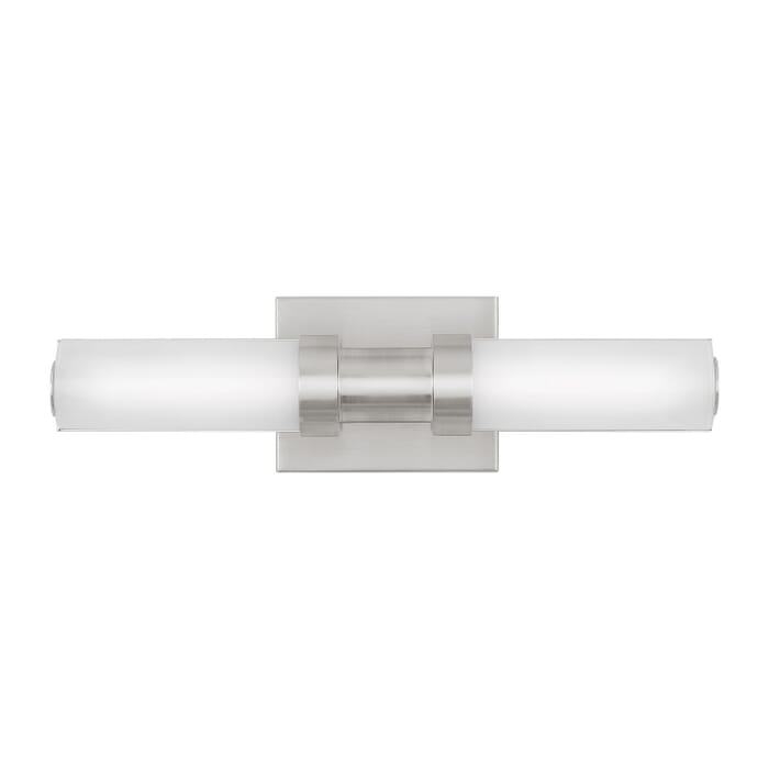 Kiel 1-Light LED Bathroom Vanity Light in Brushed Nickel Kiel 1-Light LED Bathroom Vanity Light in Brushed Nickel