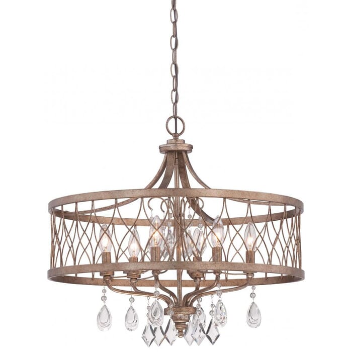 Minka Lavery West Liberty 6-Light Chandelier in Olympus Gold Minka Lavery West Liberty 6-Light Chandelier in Olympus Gold