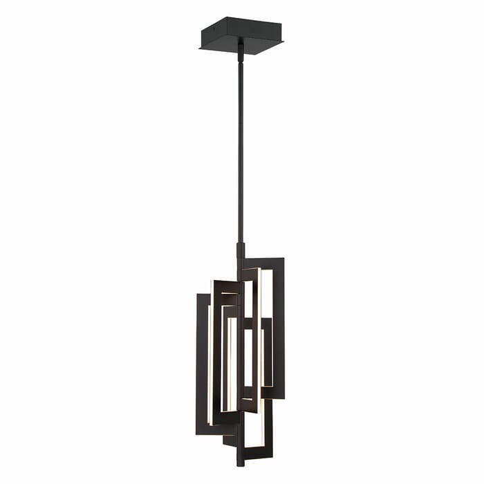 Livra 1-Light LED Chandelier in Black Livra 1-Light LED Chandelier in Black