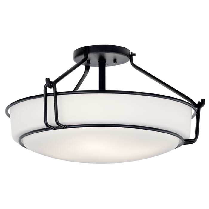Kichler Lighting Alkire 4-Light 22" Ceiling Light in Black Kichler Lighting Alkire 4-Light 22" Ceiling Light in Black