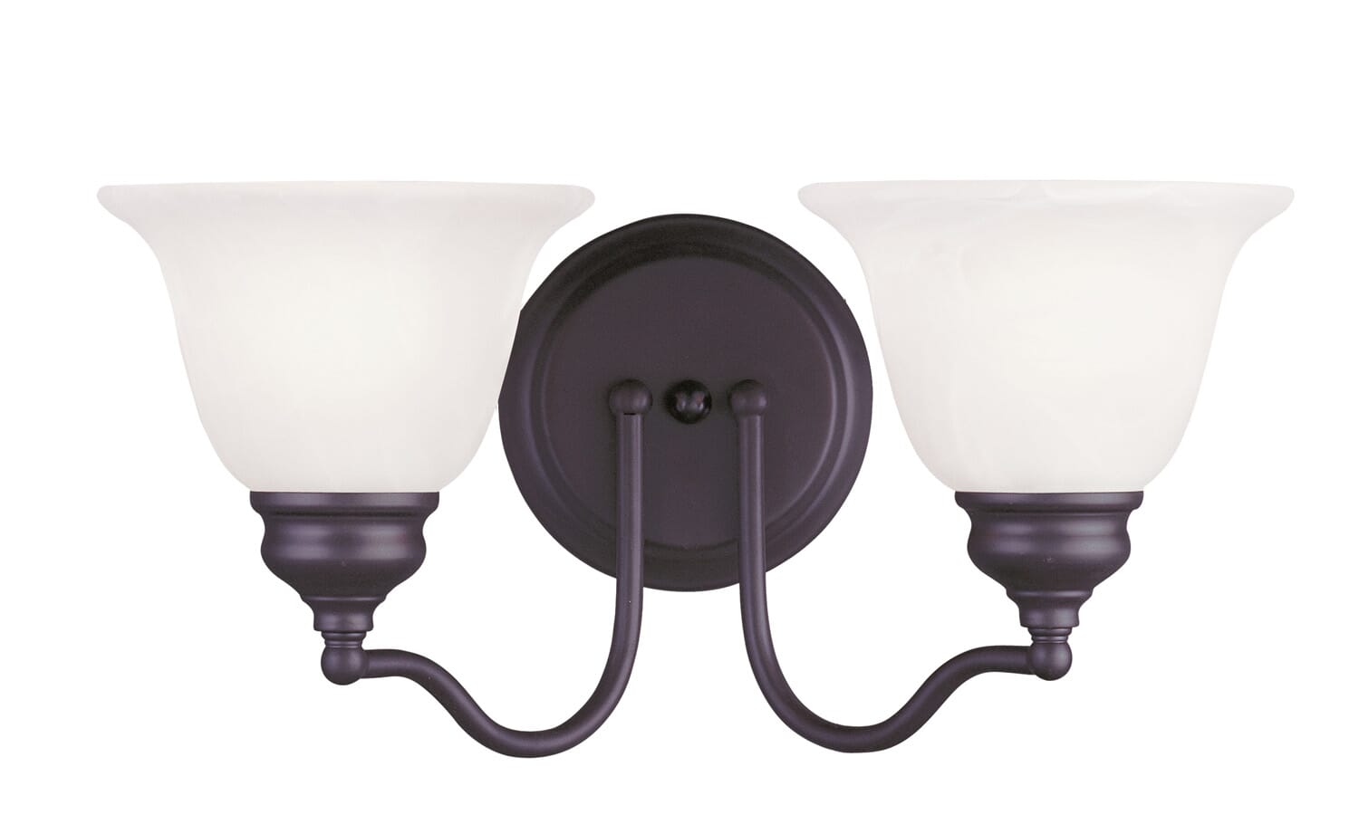 Essex 2-Light Bathroom Vanity Light in Bronze
