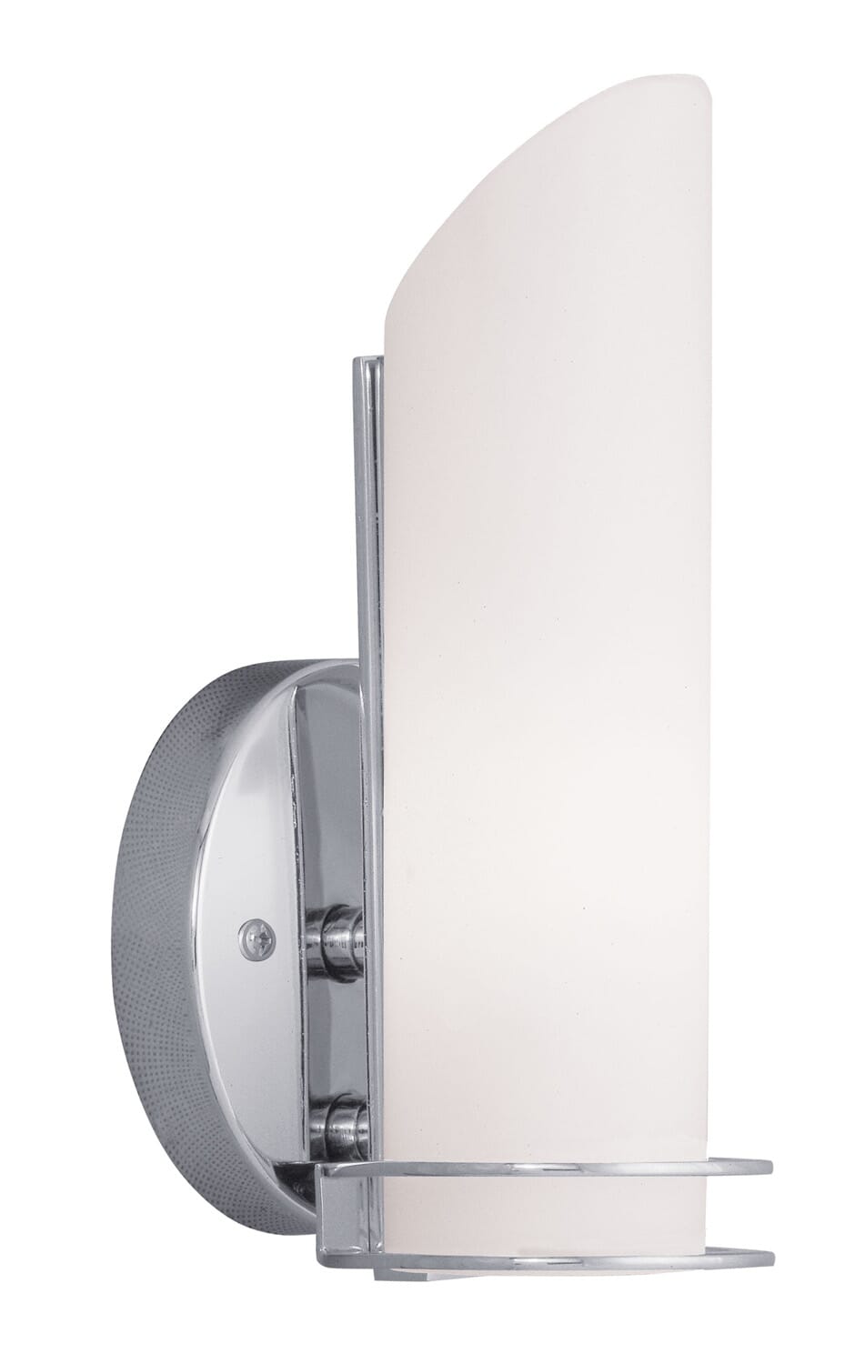 Pelham 1-Light Bathroom Vanity Light Light with Wall Sconce in Polished Chrome
