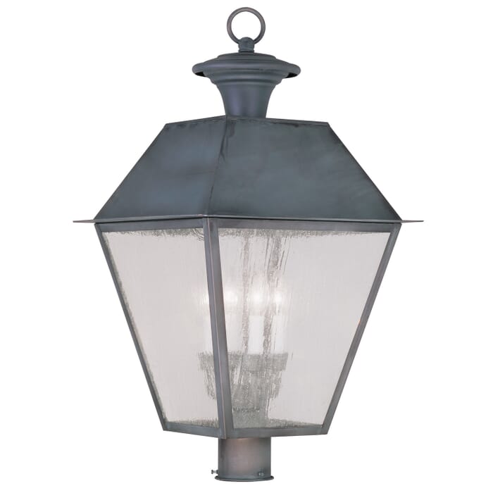 Mansfield 4-Light Outdoor Post Lantern in Charcoal Mansfield 4-Light Outdoor Post Lantern in Charcoal