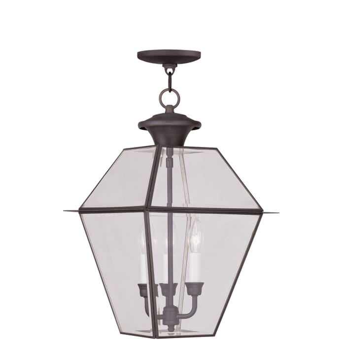 Westover 3-Light Outdoor Pendant in Bronze Westover 3-Light Outdoor Pendant in Bronze