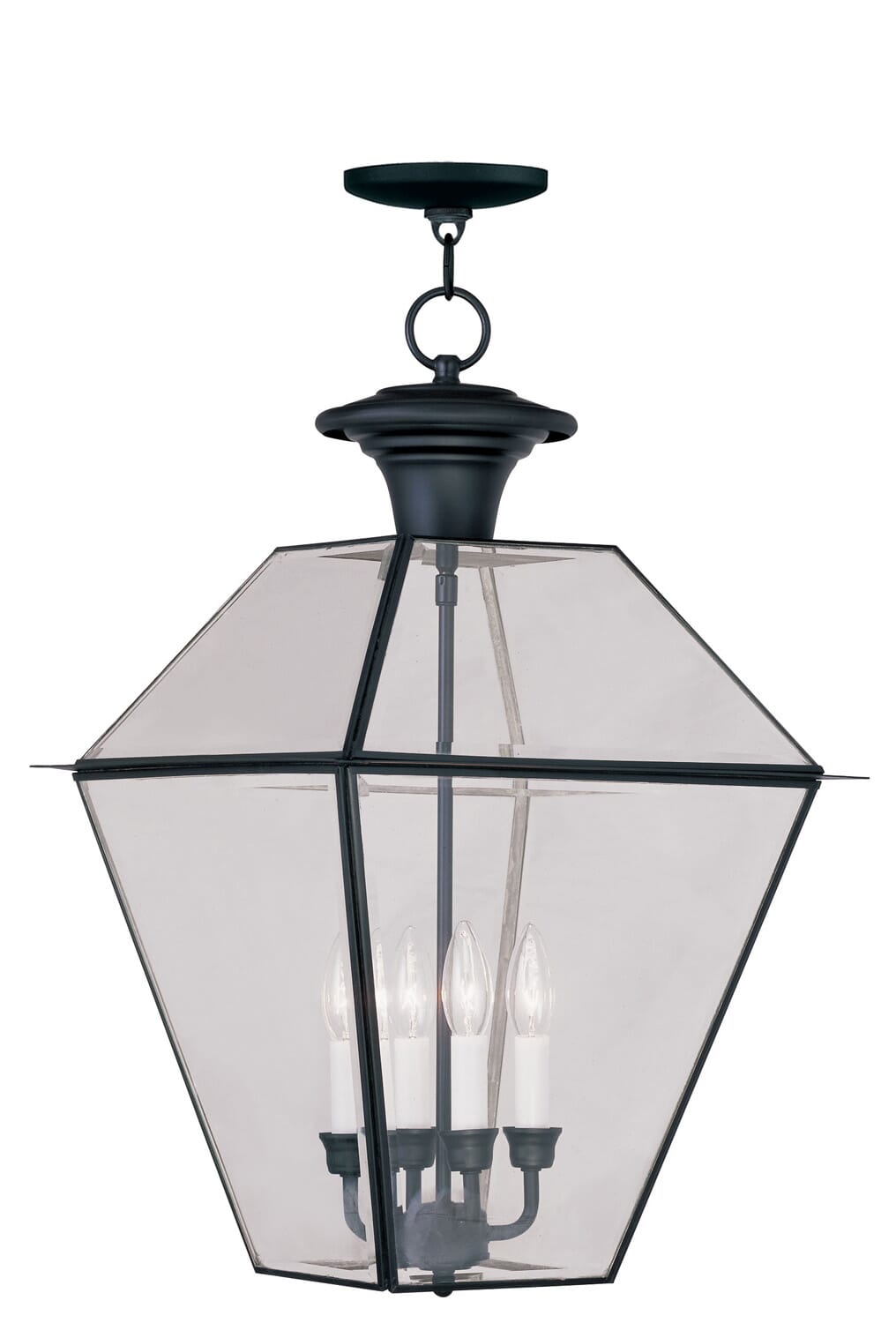 Westover 4-Light Outdoor Pendant in Black