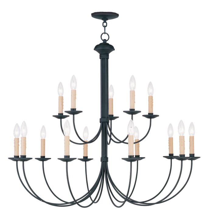 Heritage 15-Light Chandelier in Black Heritage 15-Light Chandelier in Black
