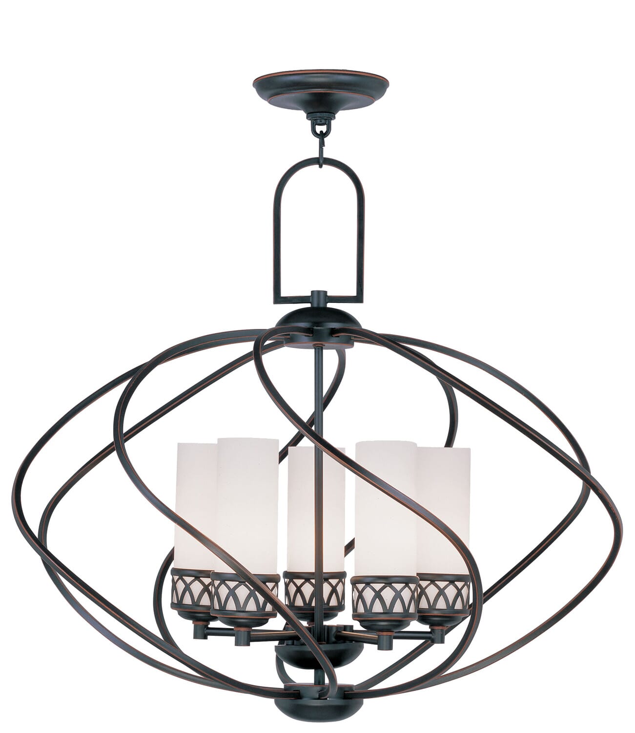 Westfield 5-Light Chandelier in Hand Applied Olde Bronze