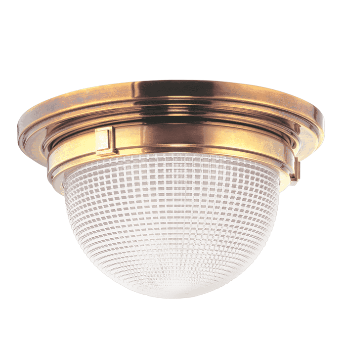 Hudson Valley Winfield 3-Light Ceiling Light in Aged Brass Hudson Valley Winfield 3-Light Ceiling Light in Aged Brass