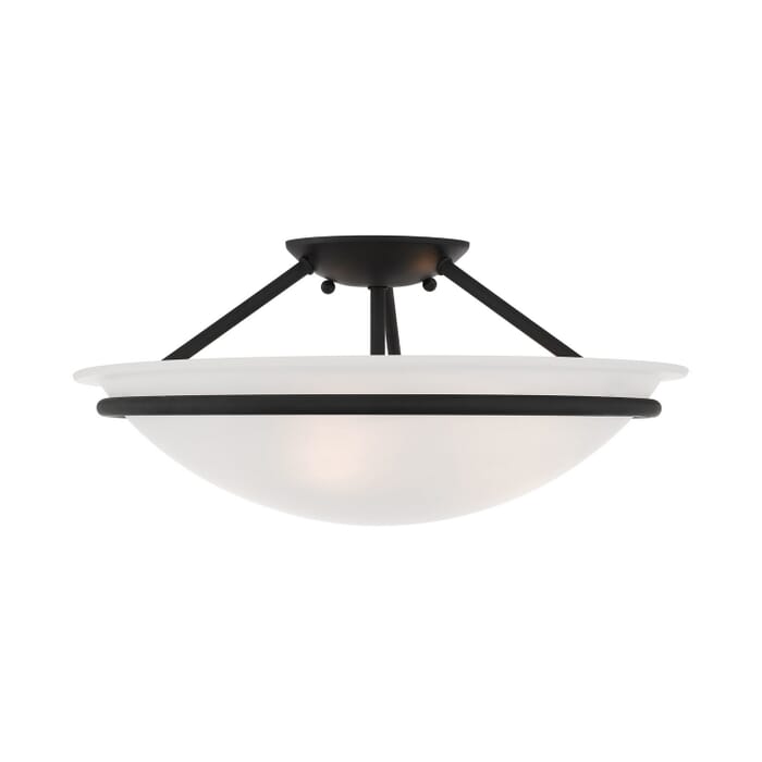 Newburgh 3-Light Ceiling Mount in Black Newburgh 3-Light Ceiling Mount in Black