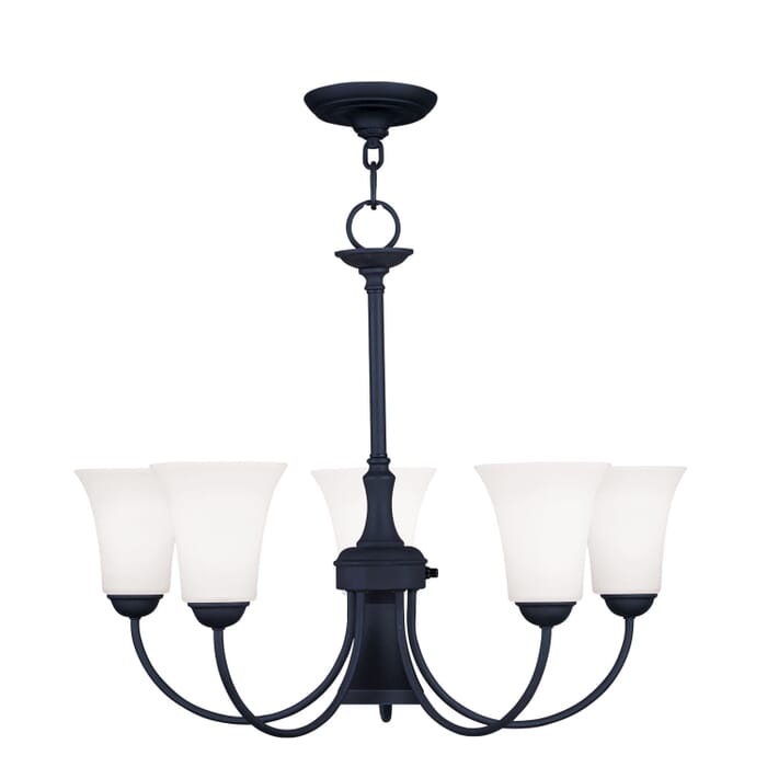 Ridgedale 5-Light Chandelier in Black Ridgedale 5-Light Chandelier in Black