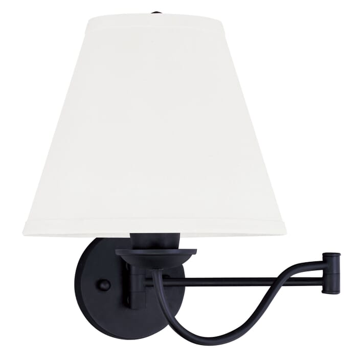 One Light Swing Arm Wall Lamp One Light Swing Arm Wall Lamp