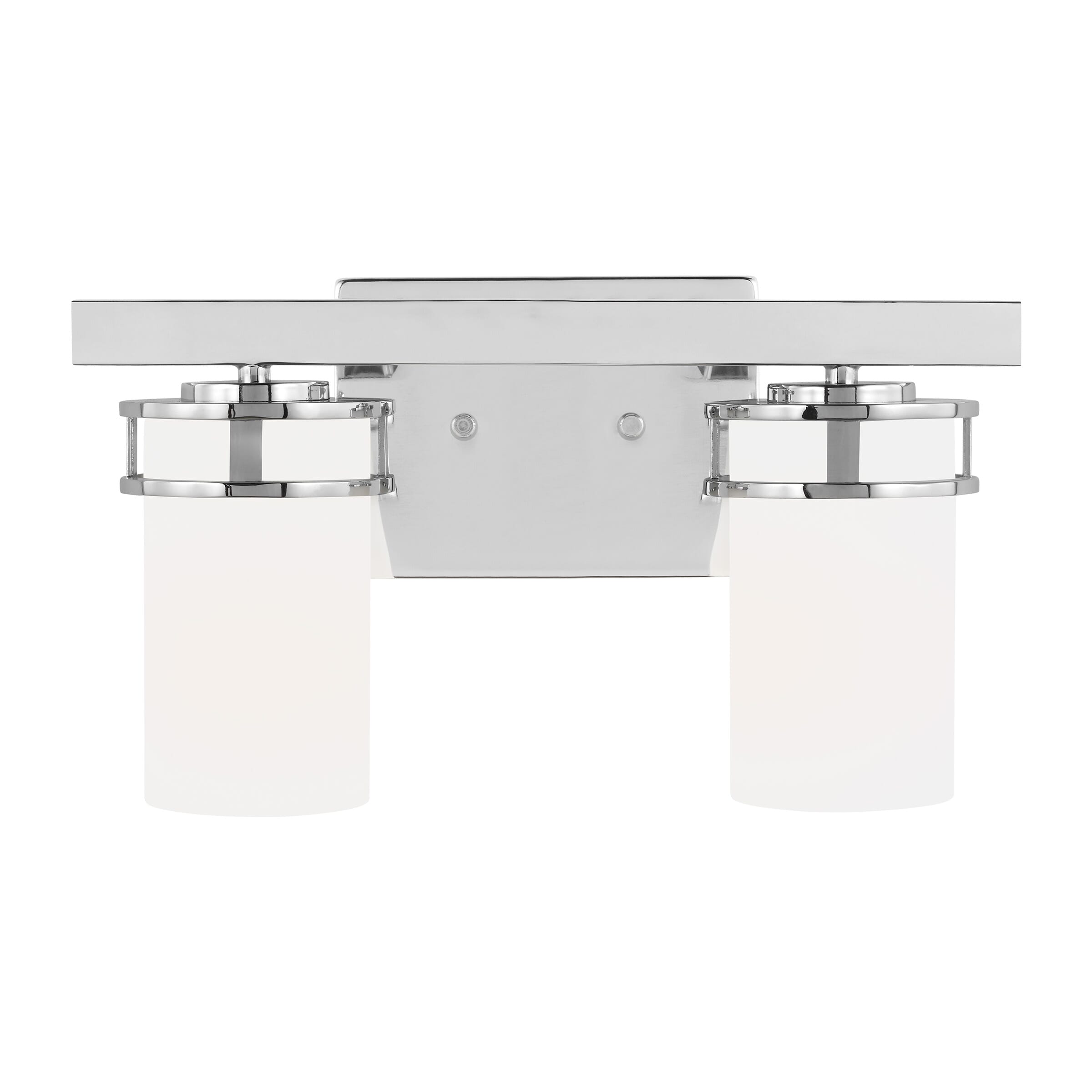 Sea Gull Robie 2-Light Bathroom Vanity Light in Chrome - 4421602-05
