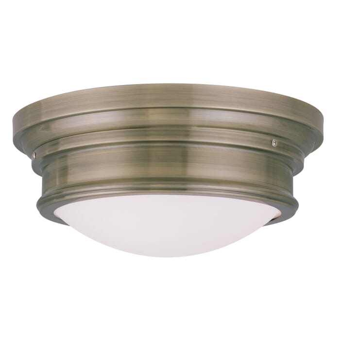 Astor 3-Light Ceiling Mount in Antique Brass Astor 3-Light Ceiling Mount in Antique Brass